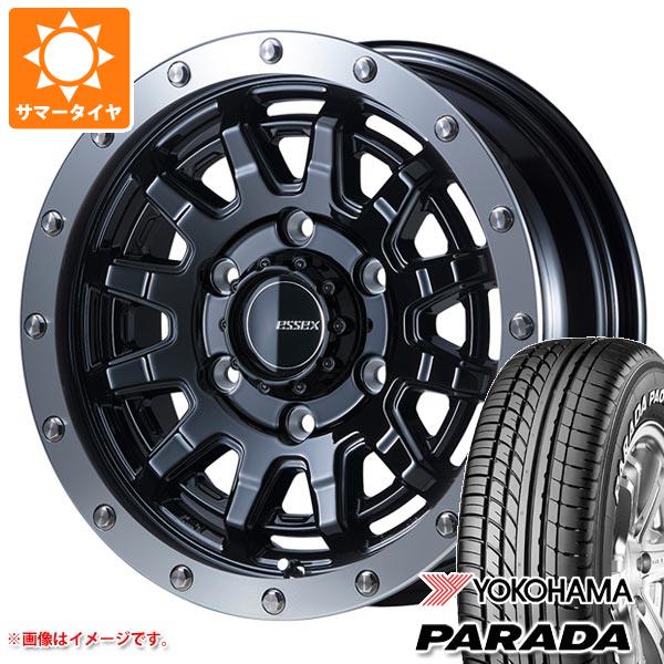 【タイヤ交換対象】ハイエース 200系用 2026年製 サマータイヤ ヨコハマ パラダ PA03 215/65R16C 109/107S ホワイトレター エセックス EX-16 6.5-16 タイヤホイール4本セット
