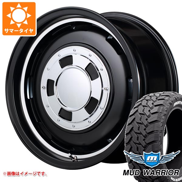 【タイヤ交換対象】5本セット スズキ ジムニー JB64W用 サマータイヤ モンスタ マッドウォーリアー LT215/70R16 107/105Q ホワイトレター ガルシア シスコ 5.5-16 タイヤホイール5本セット