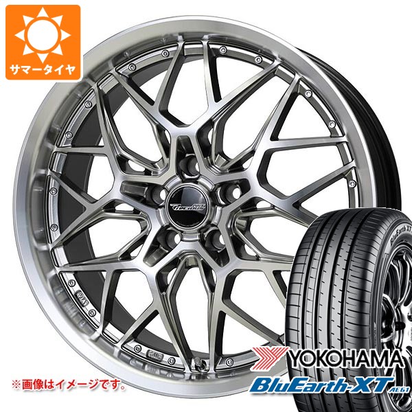【タイヤ交換対象】サマータイヤ 215/55R17 94V ヨコハマ ブルーアースXT AE61 プレシャス アスト M5 7.0-17 タイヤホイール4本セット