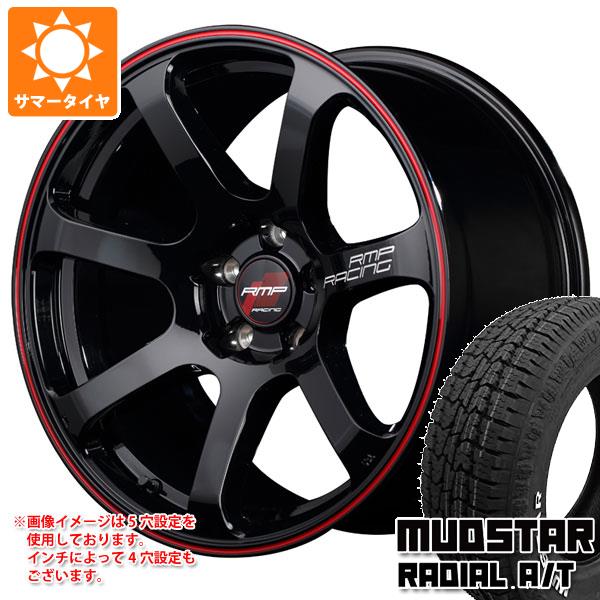 【タイヤ交換対象】サマータイヤ 165/60R15 77S マッドスター ラジアル A/T ホワイトレター MID レーシング R07 5.0-15 タイヤホイール4本セット