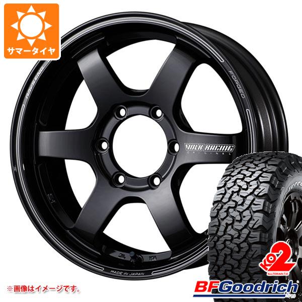 ランドクルーザー プラド 150系用 サマータイヤ BFグッドリッチ オールテレーンT/A KO2 LT265/65R18 122/119R ホワイトレター レイズ ボルクレーシング TE37SB 8.5-18 タイヤホイール4本セット