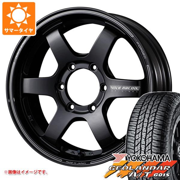サマータイヤ 265/65R18 114H ヨコハマ ジオランダー A/T G015 ブラックレター レイズ ボルクレーシング TE37SB 8.5-18 タイヤホイール4本セット