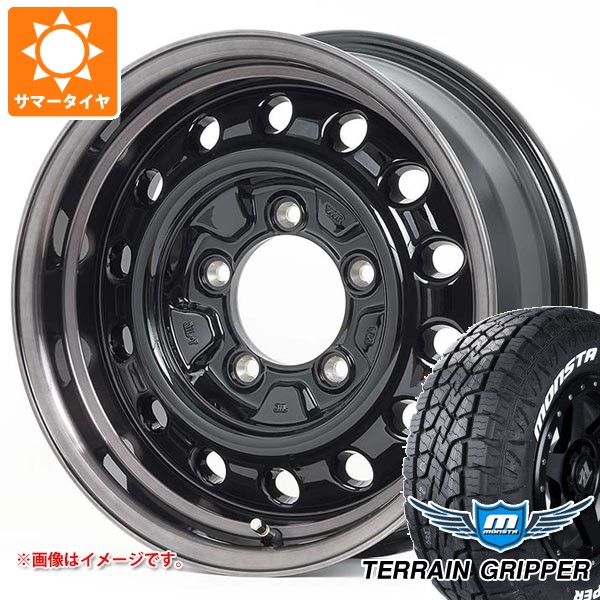 【タイヤ交換対象】5本セット スズキ ジムニー用 サマータイヤ モンスタ テレーングリッパー 175/80R16 91S ホワイトレター アピオ ワイルドボア D 5.5-16 タイヤホイール5本セット｜タイヤ1番OFF-ROAD