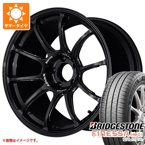 【タイヤ交換対象】サマータイヤ 235/45R18 98W XL ブリヂストン フィネッサ HB01 アドバンレーシング RZ-F2 7.5-18 タイヤホイール4本セット