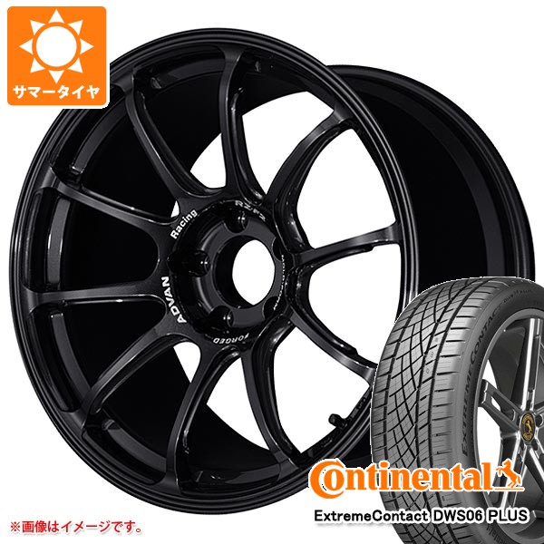 【タイヤ交換対象】サマータイヤ 235/40R18 95Y XL コンチネンタル エクストリームコンタクト DWS06 プラス アドバンレーシング RZ-F2 7.5-18 タイヤホイール4本セット