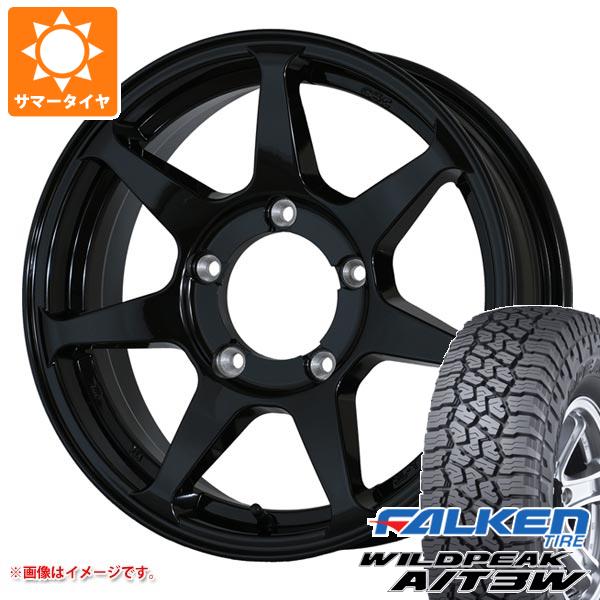 【タイヤ交換対象】5本セット ジムニー JB64W用 サマータイヤ ファルケン ワイルドピーク A/T3W LT225/75R16 115/112Q ドゥオール CST ゼロワンハイパー +J 5.5-16 タイヤホイール5本セット