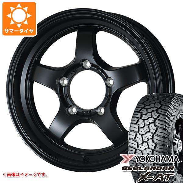 【タイヤ交換対象】ジムニーシエラ JB74W用 サマータイヤ ヨコハマ ジオランダー X-AT G016 LT215/70R16 100/97Q ブラックレター ドゥオール CST ゼロワンハイパー S 6.0-16 タイヤホイール4本セット
