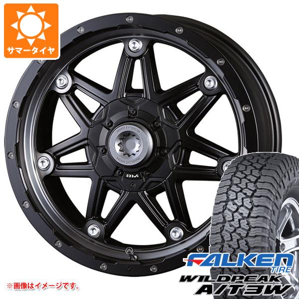 【タイヤ交換対象】5本セット FJクルーザー 10系用 サマータイヤ ファルケン ワイルドピーク A/T3W LT265/70R17 121/118R クリムソン MG ライカン 8.0-17 タイヤホイール5本セット