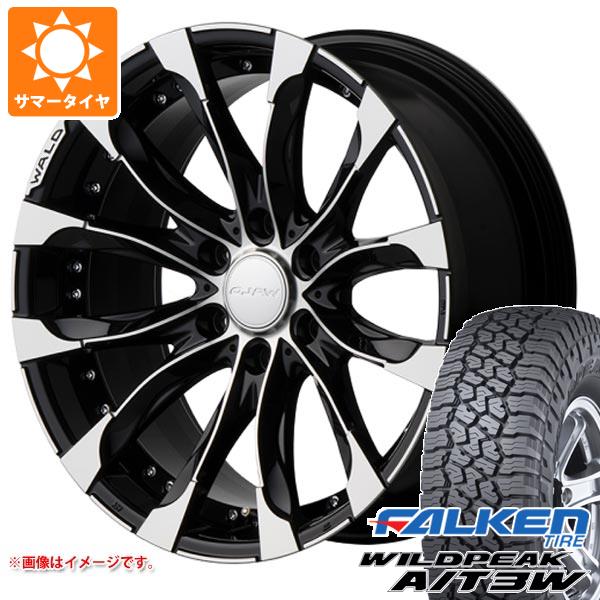 【タイヤ交換対象】ランドクルーザー プラド 150系用 サマータイヤ ファルケン ワイルドピーク A/T3W 275/55R20 117T XL ヴァルド ジャレット J11-C 9.5-20 タイヤホイール4本セット