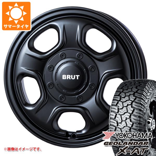 【タイヤ交換対象】ミツビシ デリカミニ B30系用 2026年製 サマータイヤ ヨコハマ ジオランダー X-AT G016 LT165/65R14 81/78Q ブラックレター G016A ブルート BR-33 4.5-14 タイヤホイール4本セット