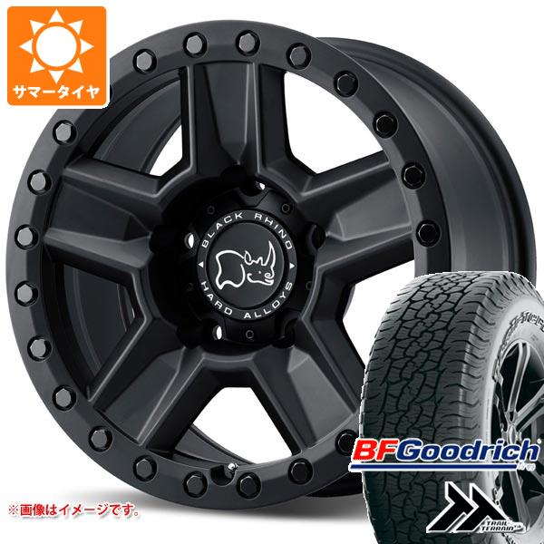 【タイヤ交換対象】ハイラックス 120系用 サマータイヤ BFグッドリッチ トレールテレーンT/A 265/65R17 112T アウトラインホワイトレター ブラックライノ ラヴィーン 8.5-17 タイヤホイール4本セット