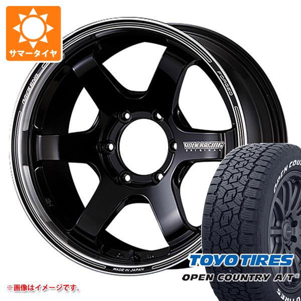 【タイヤ交換対象】サマータイヤ 265/60R18 110H トーヨー オープンカントリー A/T3 ホワイトレター レイズ ボルクレーシング TE37SB ツアラー 8.5-18 タイヤホイール4本セット