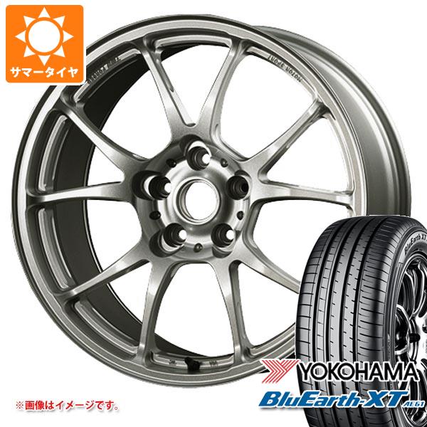 【タイヤ交換対象】サマータイヤ 215/60R17 96H ヨコハマ ブルーアースXT AE61 TWS モータースポーツ T66-F 7.5-17 タイヤホイール4本セット