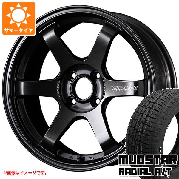 【タイヤ交換対象】サマータイヤ 165/60R15 77S マッドスター ラジアル A/T ホワイトレター レイズ ボルクレーシング TE37 ソニック 5.0-15 タイヤホイール4本セット