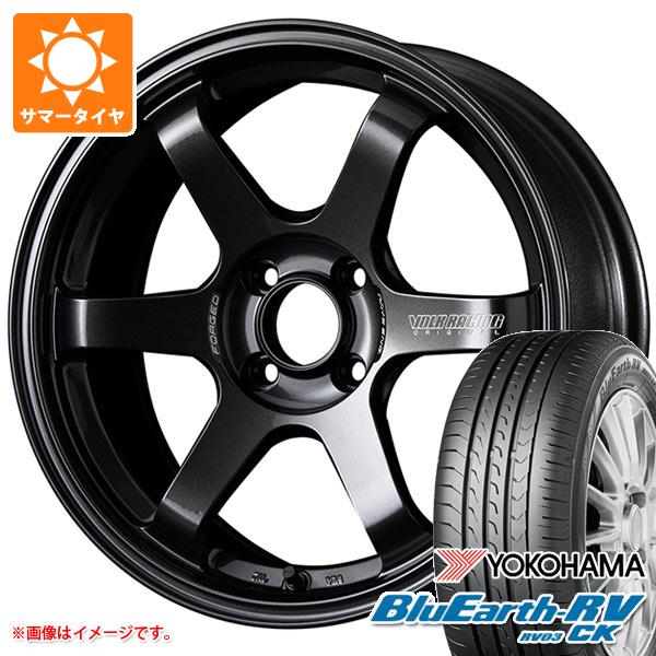 【タイヤ交換対象】2026年製 サマータイヤ 165/55R15 75V ヨコハマ ブルーアースRV RV03CK レイズ ボルクレーシング TE37 ソニック 5.0-15 タイヤホイール4本セット