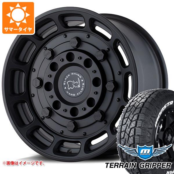 【タイヤ交換対象】FJクルーザー 10系用 サマータイヤ モンスタ テレーングリッパー LT285/70R17 121/118R ホワイトレター ブラックライノ ウォートホッグ 8.5-17 タイヤホイール4本セット｜タイヤ1番OFF-ROAD 140,000円