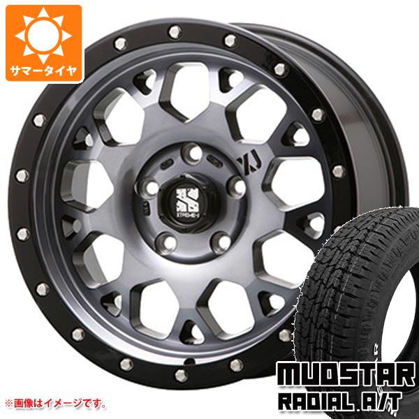 【タイヤ交換対象】T31エクストレイル用 サマータイヤ マッドスター ラジアル A/T 215/65R16C 109/107L ホワイトレター MLJ エクストリームJ XJ04 7.0-16 タイヤホイール4本セット