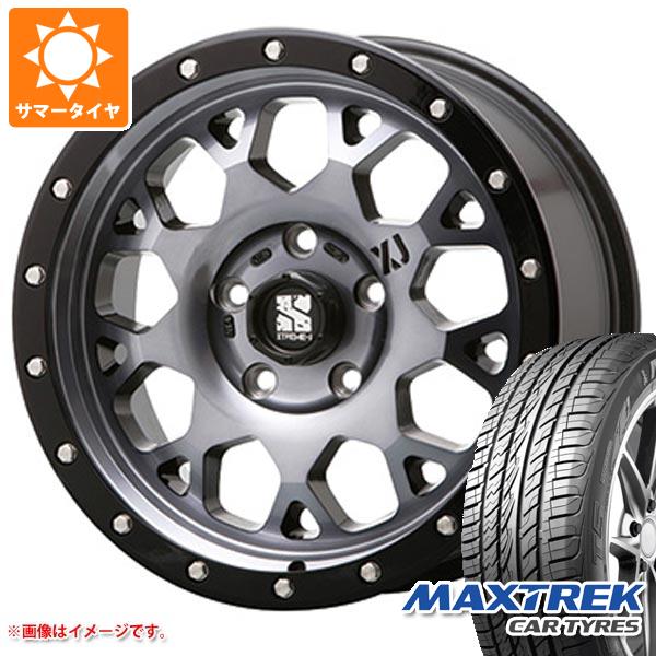 【タイヤ交換対象】ハイラックス 120系用 サマータイヤ マックストレック フォルティス T5 275/55R20 117V XL MLJ エクストリームJ XJ04 8.5-20 タイヤホイール4本セット