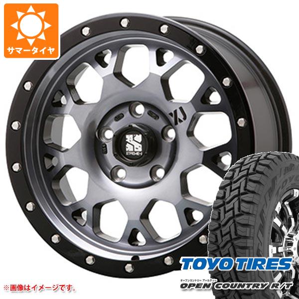 【タイヤ交換対象】アウトランダー GF/GG系用 サマータイヤ トーヨー オープンカントリー R/T 235/70R16 106Q ホワイトレター MLJ エクストリームJ XJ04 7.0-16 タイヤホイール4本セット