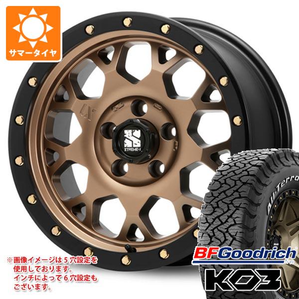 【タイヤ交換対象】5本セット FJクルーザー 10系用 サマータイヤ BFグッドリッチ オールテレーンT/A KO3 LT285/70R17 121/118S ホワイトレター MLJ エクストリームJ XJ04 8.0-17 タイヤホイール5本セット