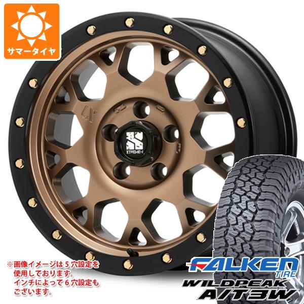 【タイヤ交換対象】サマータイヤ 265/65R17 116S XL ファルケン ワイルドピーク A/T3W MLJ エクストリームJ XJ04 8.0-17 タイヤホイール4本セット