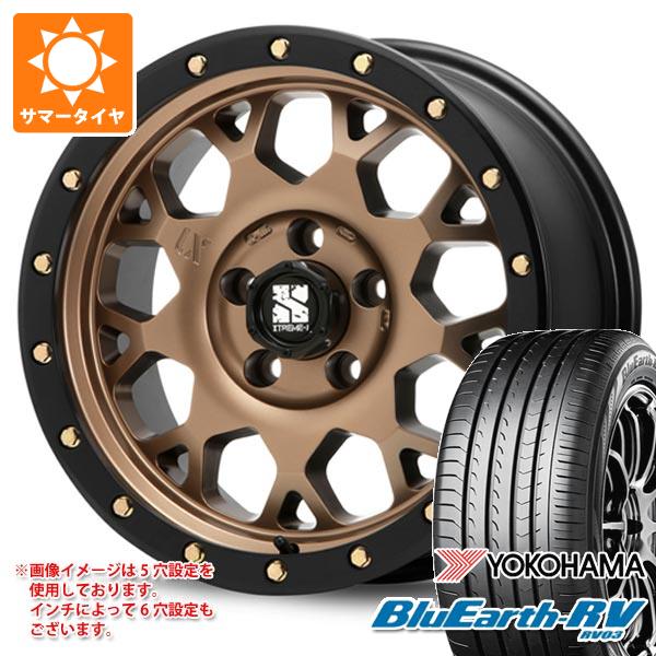 【タイヤ交換対象】T31エクストレイル用 2026年製 サマータイヤ ヨコハマ ブルーアースRV RV03 215/65R16 98H MLJ エクストリームJ XJ04 7.0-16 タイヤホイール4本セット｜タイヤ1番OFF-ROAD