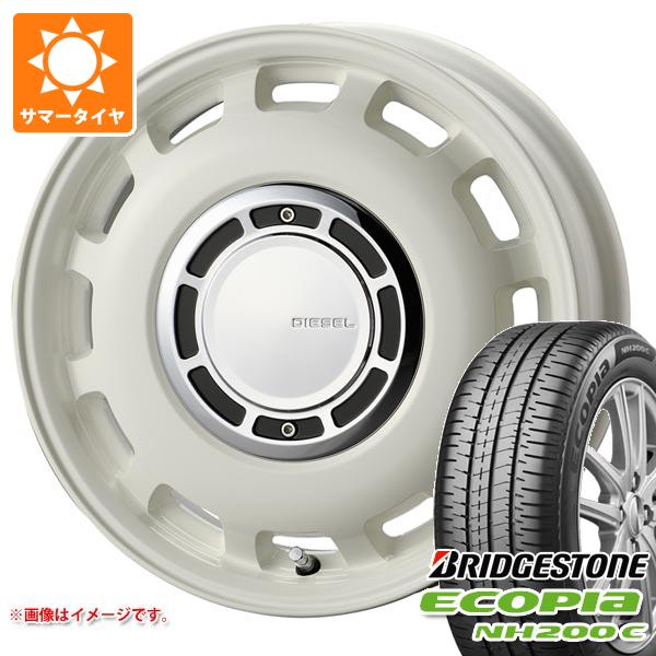 【タイヤ交換対象】サマータイヤ 175/65R15 84H ブリヂストン エコピア NH200C コスミック クロスブラッド ディーゼル 6.0-15 タイヤホイール4本セット