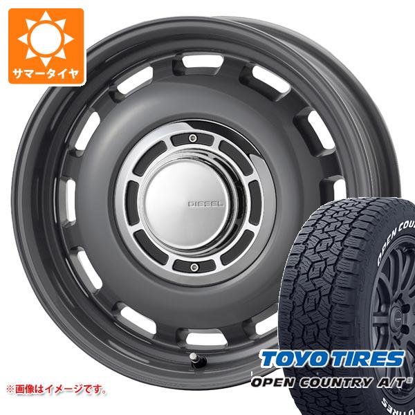 【タイヤ交換対象】ジムニーシエラ JB74W用 2026年製 サマータイヤ トーヨー オープンカントリー A/T3 215/70R16 100T ホワイトレター コスミック クロスブラッド ディーゼル 6.0-16 タイヤホイール4本セット｜タイヤ1番OFF-ROAD