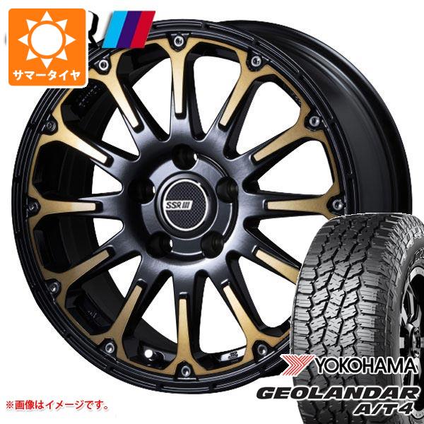 【タイヤ交換対象】トヨタ RAV4 50系用 サマータイヤ ヨコハマ ジオランダー A/T4 G018 LT225/75R16 115/112S ブラックレター SSR ディバイド FT 7.0-16 タイヤホイール4本セット