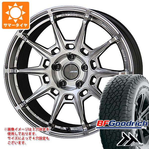 【タイヤ交換対象】サマータイヤ 225/60R18 100H BFグッドリッチ トレールテレーンT/A ブラックレター ガレルナ レフィーノ 8.0-18 タイヤホイール4本セット