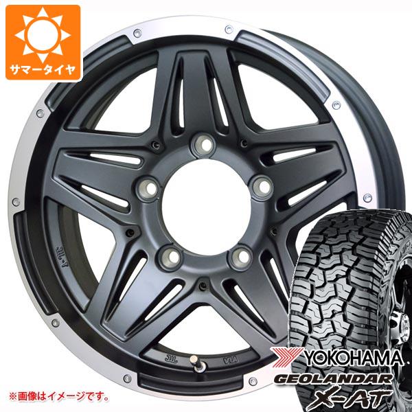 【タイヤ交換対象】5本セット スズキ ジムニーノマド JC74W用 サマータイヤ 2026年製 ヨコハマ ジオランダー X-AT G016 LT215/70R16 100/97Q ブラックレター マッドクロス JB-01 6.0-16 タイヤホイール5本セット