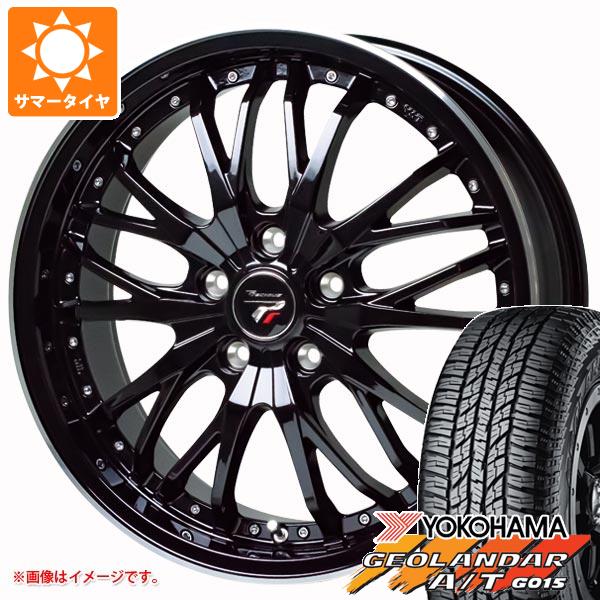 【タイヤ交換対象】サマータイヤ 165/55R15 75H ヨコハマ ジオランダー A/T G015 ブラックレター プレシャス HM-3 4.5-15 タイヤホイール4本セット