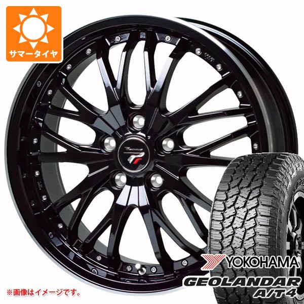 【タイヤ交換対象】2026年製 サマータイヤ 155/65R14 75H ヨコハマ ジオランダー A/T4 G018 ブラックレター G018A プレシャス HM-3 4.5-14 タイヤホイール4本セット