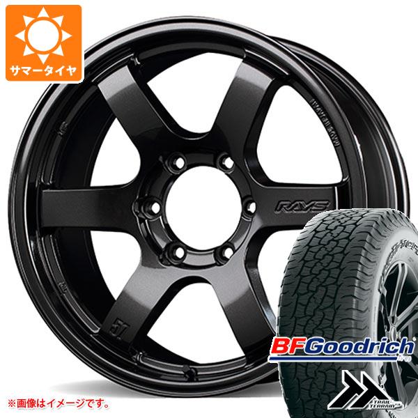 【タイヤ交換対象】ハイラックス 120系用 サマータイヤ BFグッドリッチ トレールテレーンT/A 265/60R18 110T アウトラインホワイトレター レイズ グラムライツ 57DR-X 8.0-18 タイヤホイール4本セット