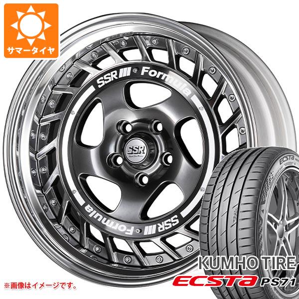 【タイヤ交換対象】サマータイヤ 245/50R18 100Y クムホ エクスタ PS71 SSR フォーミュラ エアロスポーク 8.0-18 タイヤホイール4本セット