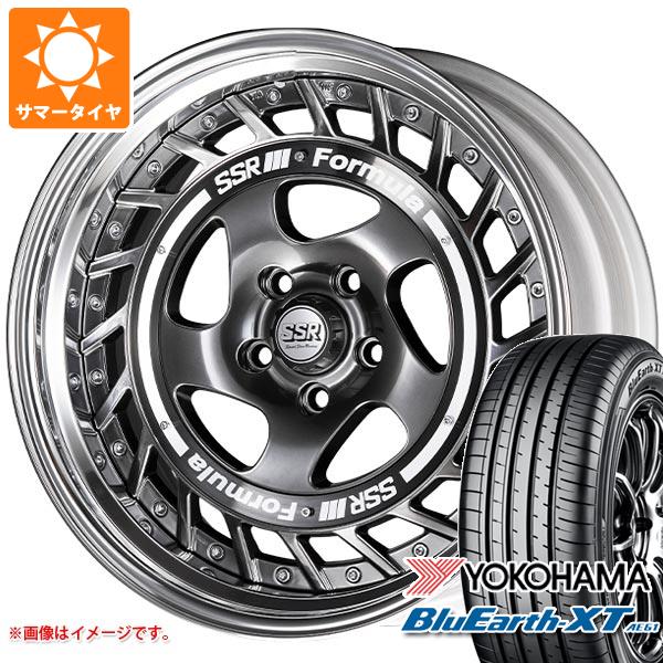 【タイヤ交換対象】サマータイヤ 215/50R18 92V ヨコハマ ブルーアースXT AE61 SSR フォーミュラ エアロスポーク 7.0-18 タイヤホイール4本セット