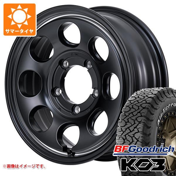 【タイヤ交換対象】ジムニー JB64W用 サマータイヤ BFグッドリッチ オールテレーンT/A KO3 LT225/75R16 115/112S ホワイトレター ガルシア パーム8 5.5-16 タイヤホイール4本セット|タイヤ1番OFF-ROAD