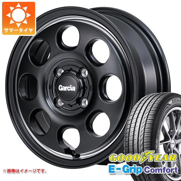 【タイヤ交換対象】サマータイヤ 165/55R14 72V グッドイヤー エフィシエントグリップコンフォート ガルシア パーム8 4.5-14 タイヤホイール4本セット