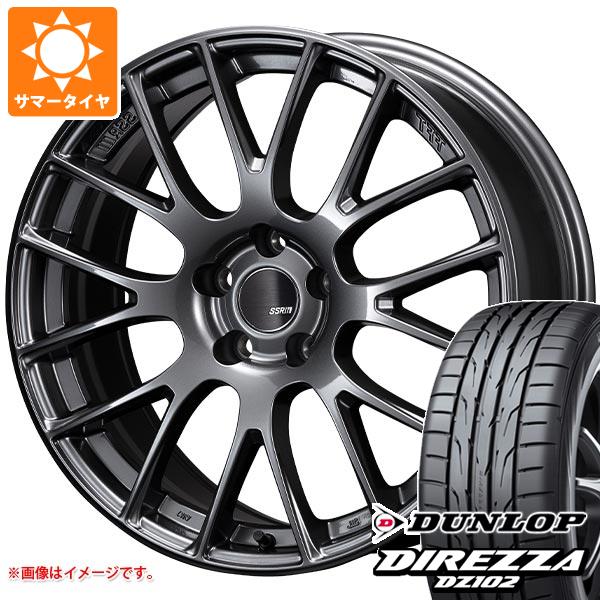 【タイヤ交換対象】サマータイヤ 215/55R17 94V ダンロップ ディレッツァ DZ102 SSR GTV04 7.0-17 タイヤホイール4本セット