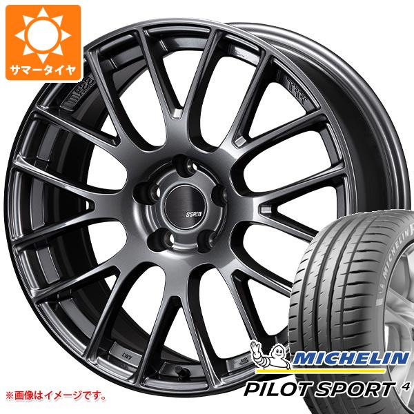 【タイヤ交換対象】サマータイヤ 195/45R17 81W ミシュラン パイロットスポーツ4 SSR GTV04 7.0-17 タイヤホイール4本セット