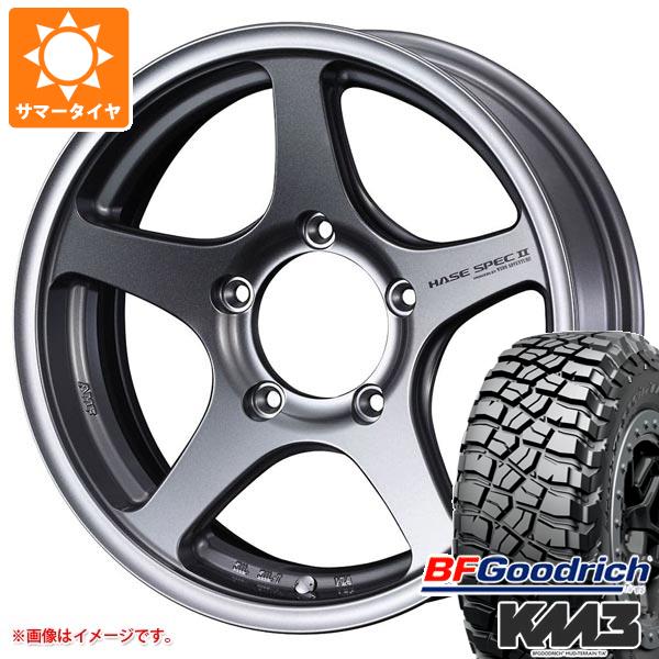 【タイヤ交換対象】ジムニー JB64W用 サマータイヤ BFグッドリッチ マッドテレーンT/A KM3 LT225/75R16 115/112Q ハセスペック2 5.5-16 タイヤホイール4本セット｜タイヤ1番OFF-ROAD