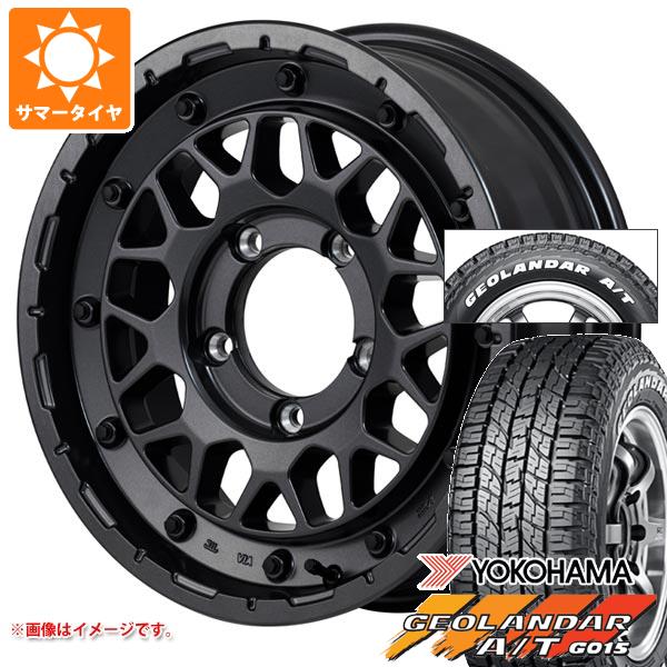 【タイヤ交換対象】5本セット ジムニーシエラ JB74W用 2026年製 サマータイヤ ヨコハマ ジオランダー A/T G015 185/85R16 105/103N LT ホワイトレター ナイトロパワー M29 スティンガー 6.0-16 タイヤホイール5本セット|タイヤ1番OFF-ROAD