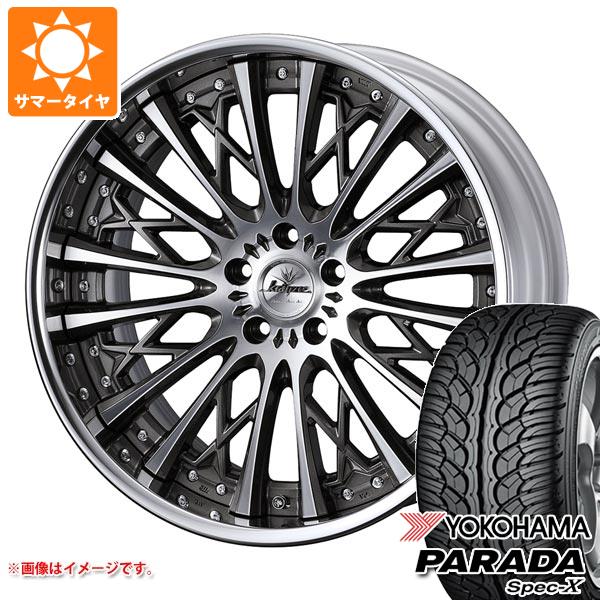 【タイヤ交換対象】サマータイヤ 265/30R22 97V REINF ヨコハマ パラダ スペック-X PA02 クレンツェ シュリット 9.0-22 タイヤホイール4本セット|タイヤ1番OFF-ROAD