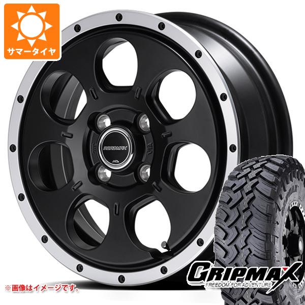 【タイヤ交換対象】ハイゼットカーゴ S320系用 サマータイヤ グリップマックス マッドレイジ M/T 185R14C 102/100Q ホワイトレター ロードマックス WO-7 4.5-14 タイヤホイール4本セット｜タイヤ1番OFF-ROAD