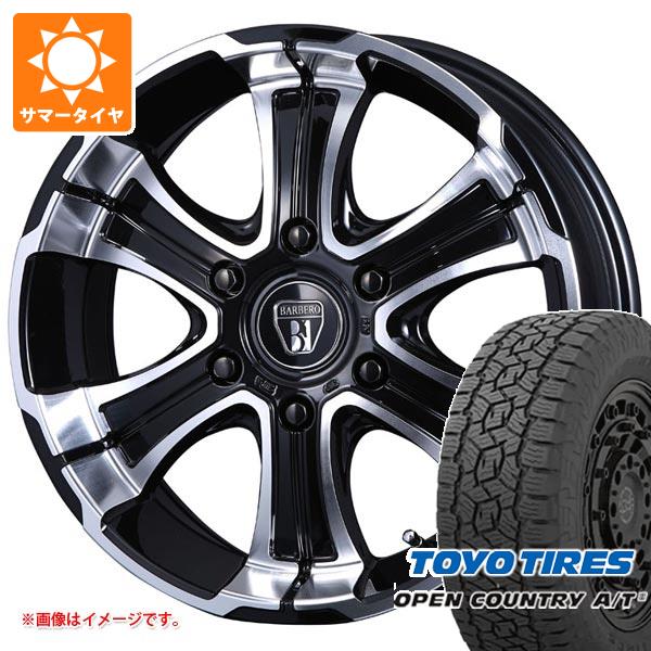 【タイヤ交換対象】ハイエース 200系用 サマータイヤ トーヨー オープンカントリー A/T3 215/70R16 100T クリムソン バルベロ ワイルドディープス 6.5-16 タイヤホイール4本セット｜タイヤ1番OFF-ROAD