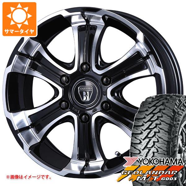 【タイヤ交換対象】ハイエース 200系用 2026年製 サマータイヤ ヨコハマ ジオランダー M/T G003 LT215/70R16 100/ 97Q クリムソン バルベロ ワイルドディープス 6.5-16 タイヤホイール4本セット