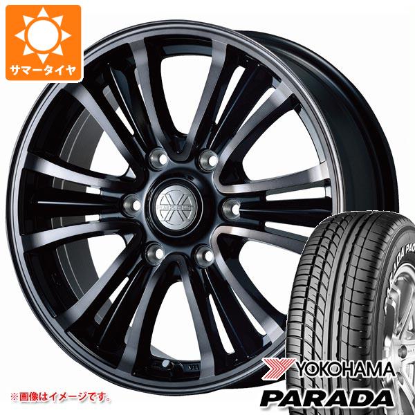 【タイヤ交換対象】NV350キャラバン E26用 2026年製 サマータイヤ ヨコハマ パラダ PA03 215/60R17C 109/107S ホワイトレター バザルト エックスタイプ2 6.5-17 タイヤホイール4本セット