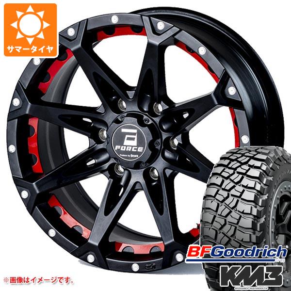 【タイヤ交換対象】サマータイヤ 265/60R18 119/116Q BFグッドリッチ マッドテレーンT/A KM3 フォース デナリ 8.0-18 タイヤホイール4本セット
