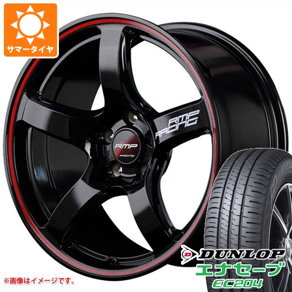 【タイヤ交換対象】サマータイヤ 215/55R17 94V ダンロップ エナセーブ EC204 MID レーシング R50 7.0-17 タイヤホイール4本セット