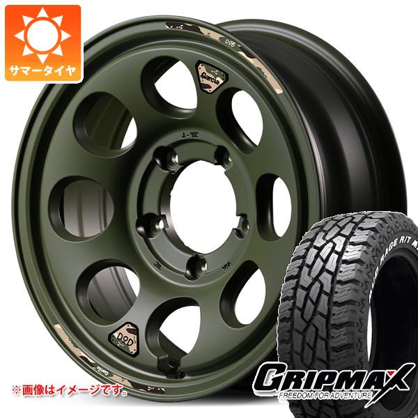 【タイヤ交換対象】スズキ ジムニーノマド JC74W用 サマータイヤ グリップマックス マッドレイジ R/T MAX LT215/70R16 100/97R ホワイトレター ウシャリン 6.0-16 タイヤホイール4本セット
